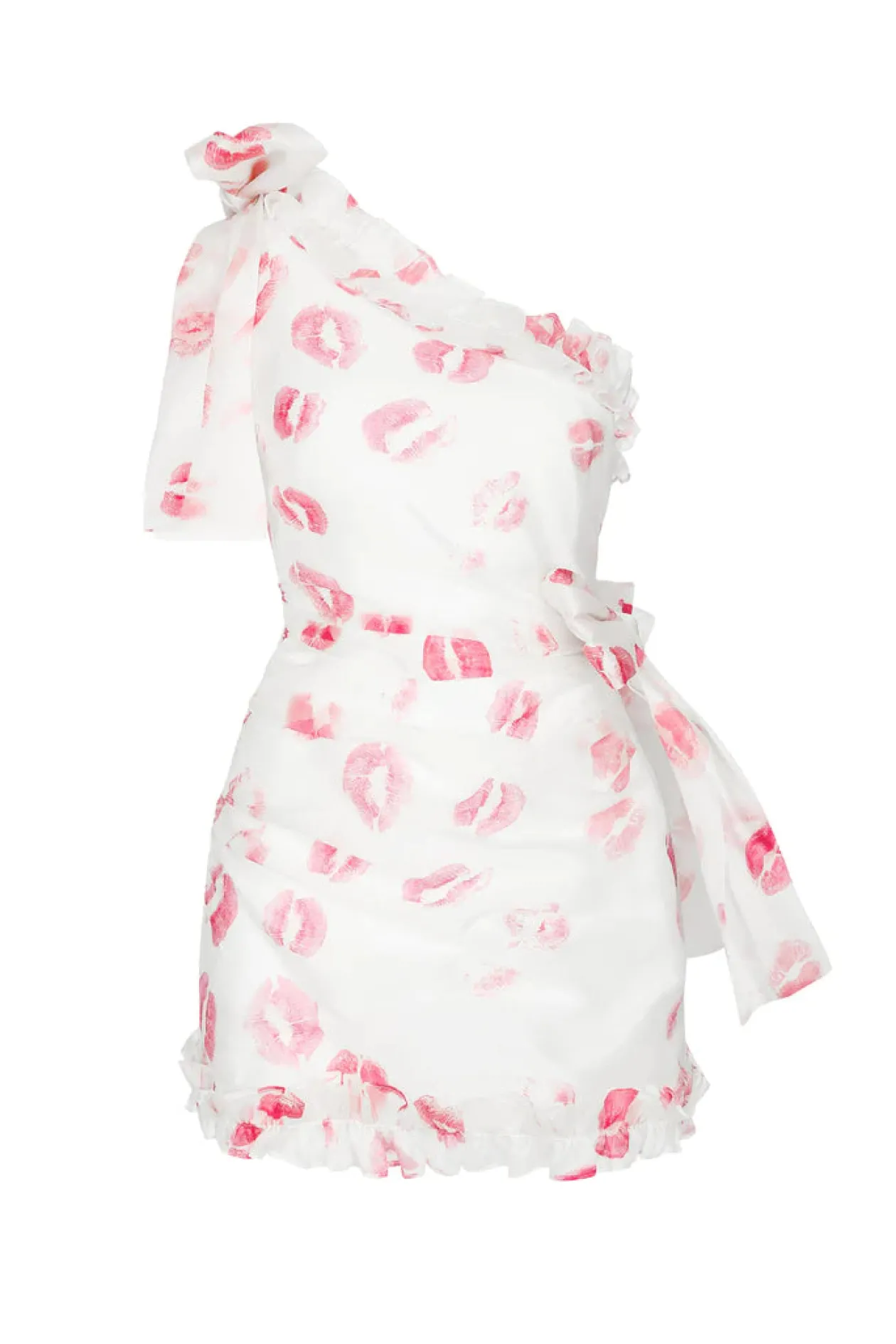 Selkie Kiss on the Lips Silk Satin Carrie Dress