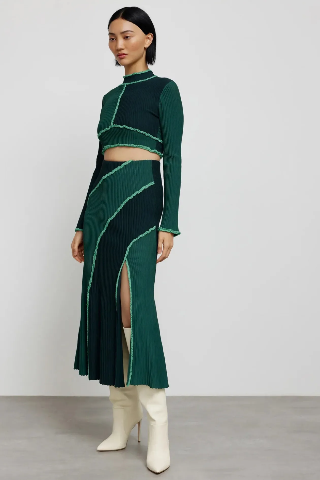 Significant Other Ginny Skirt in Teal Mix