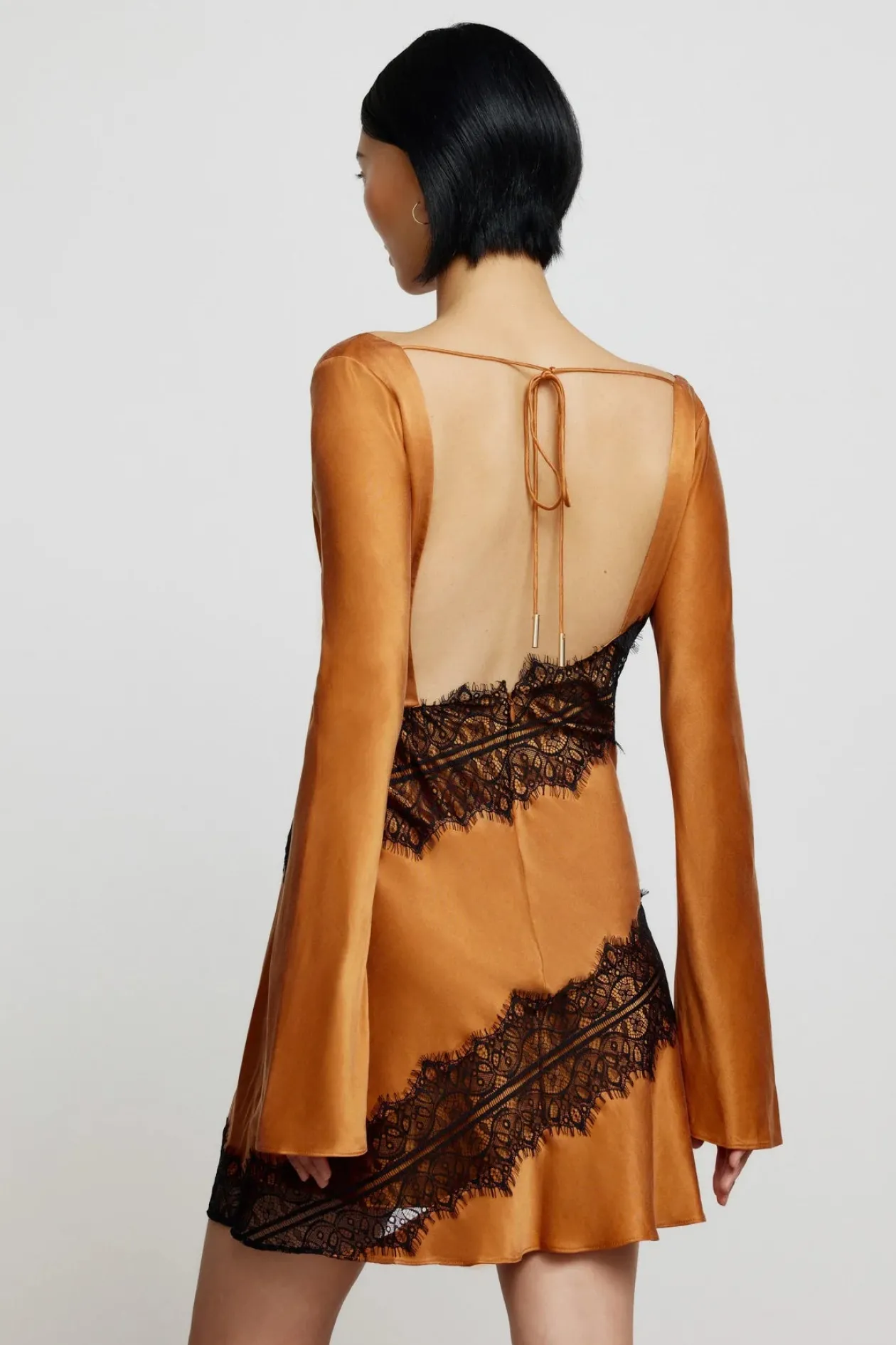 significant_other_helaina_2.webp Significant Other Helaina Mini Dress in Caramel