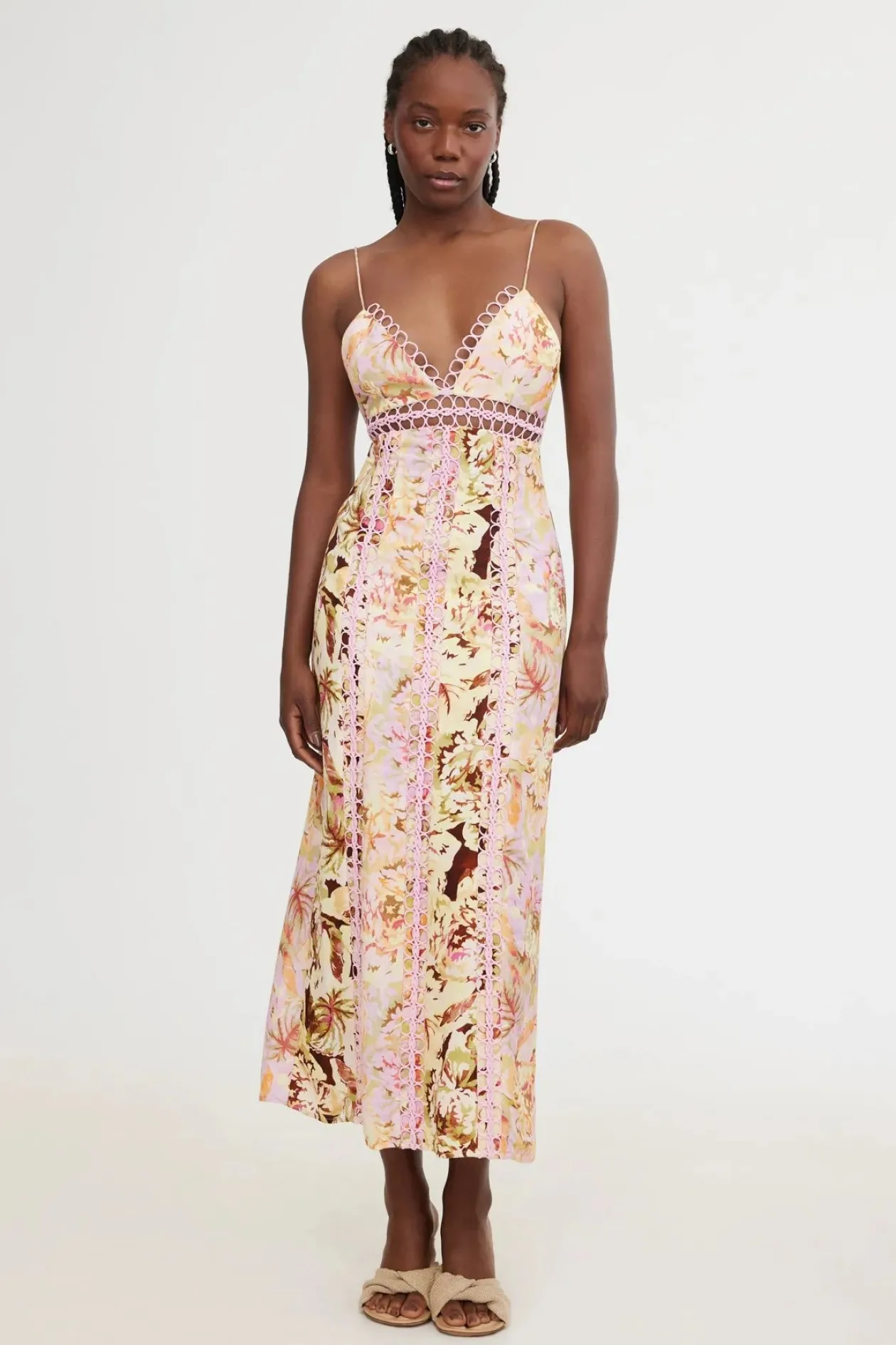 Significant Other Nicole Midi Dress in Jungle Mix