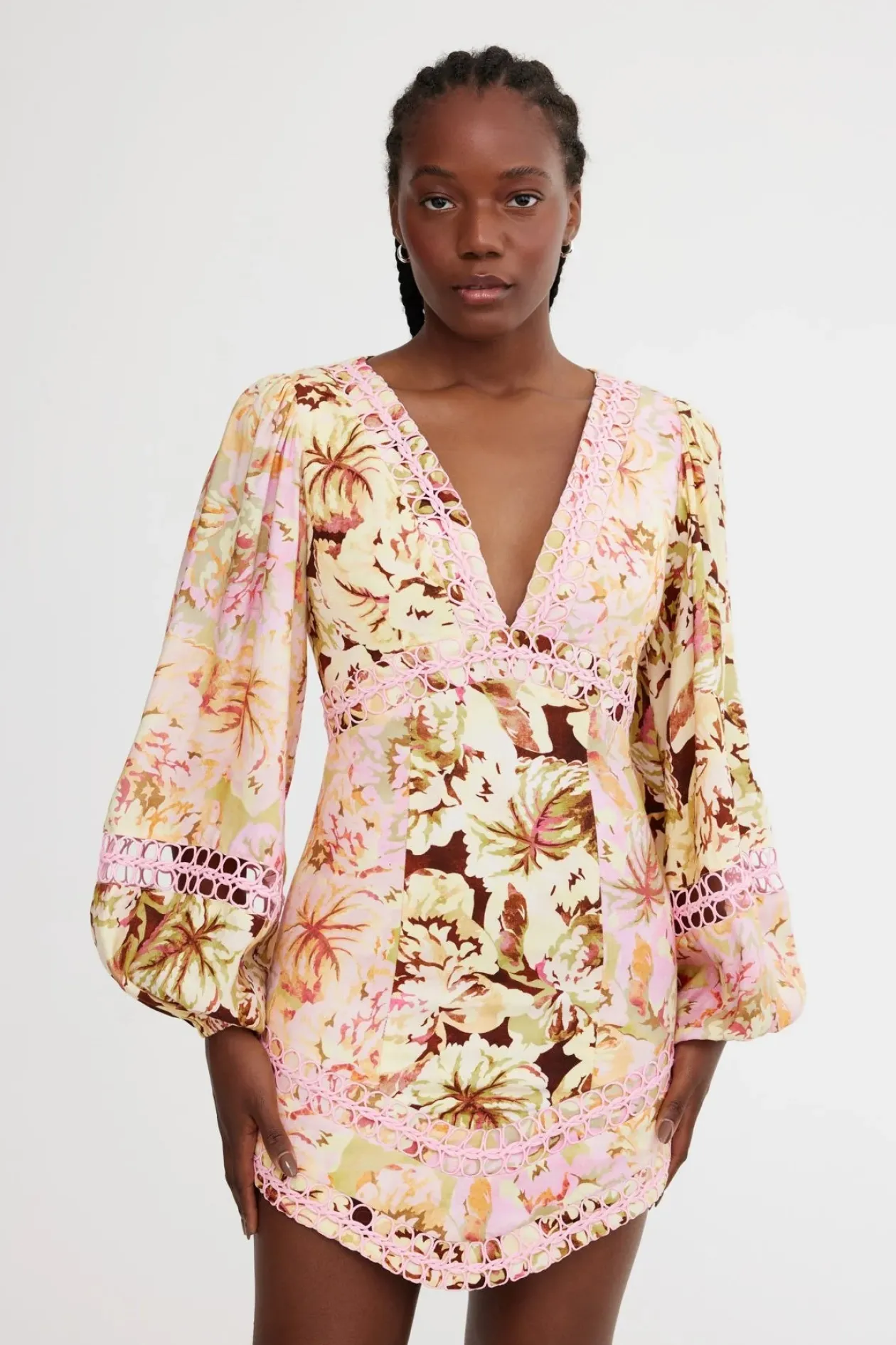 Significant Other Nicole Mini Dress in Jungle Mix