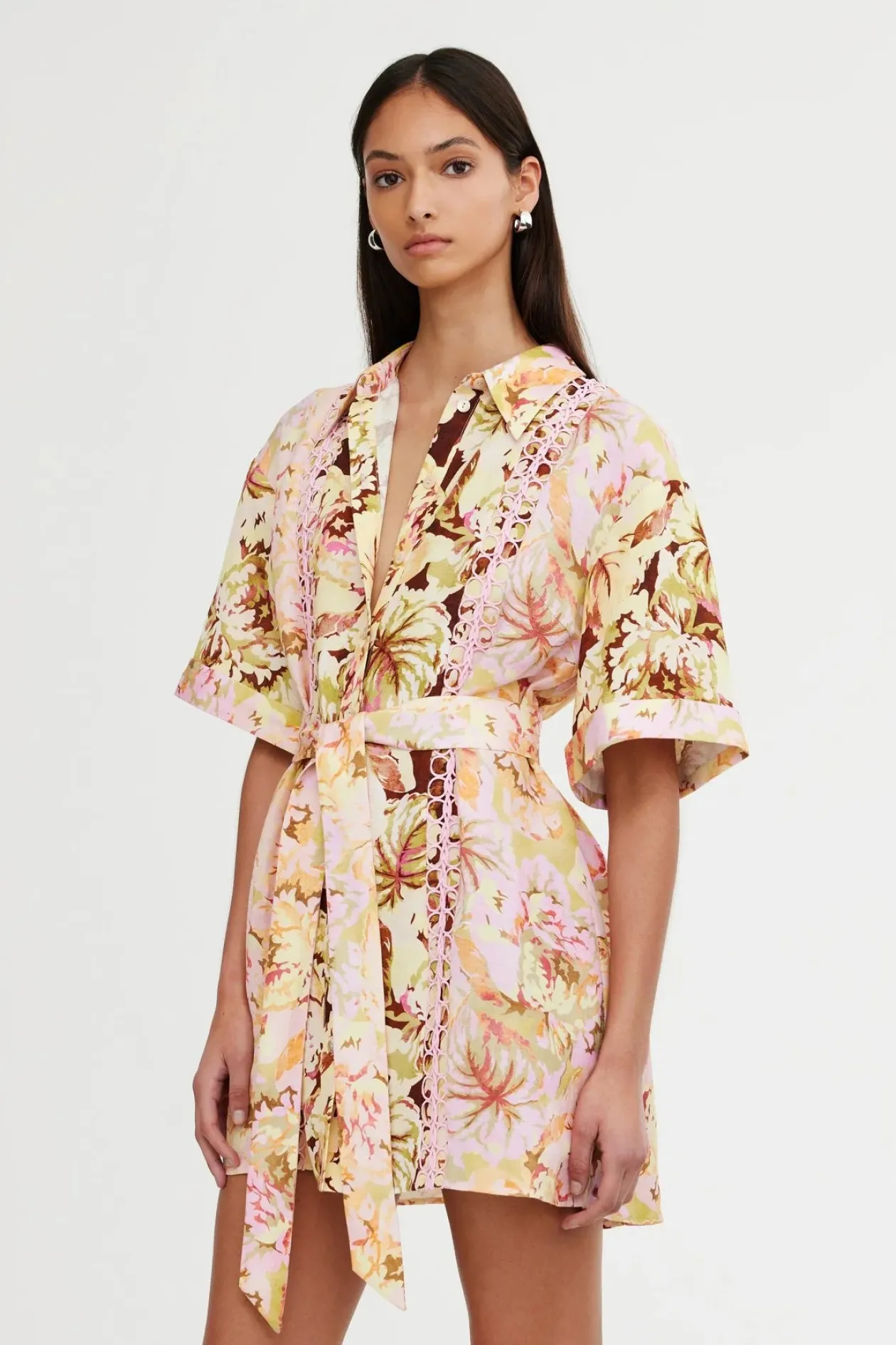 Significant Other Nicole Shirt Dress in Jungle Mix