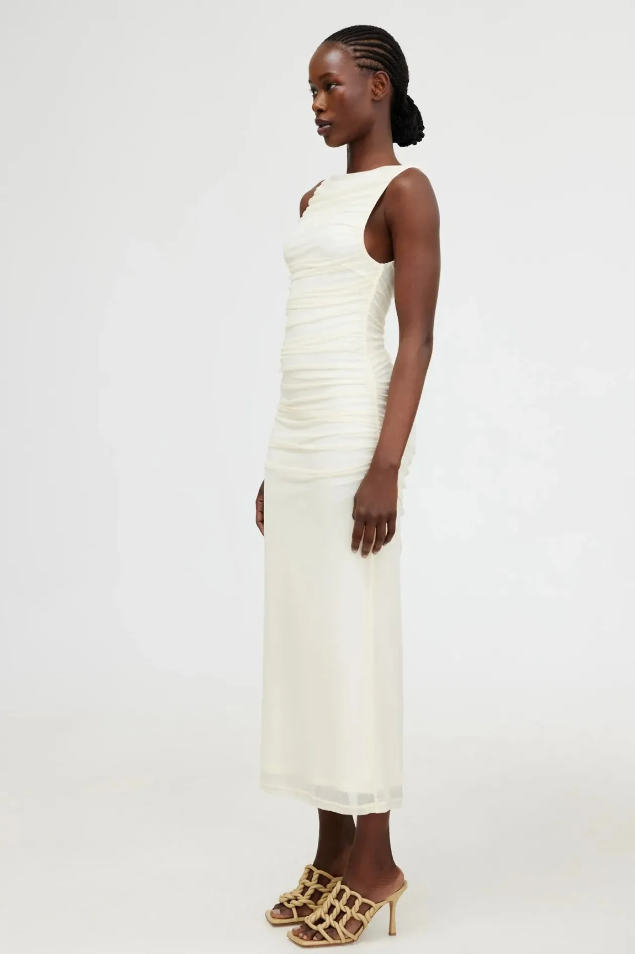Significant Other Saria Midi Dress in Oat
