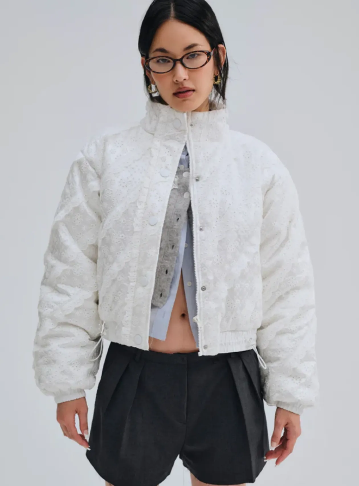 Sloane Eyelet Puffer Coat