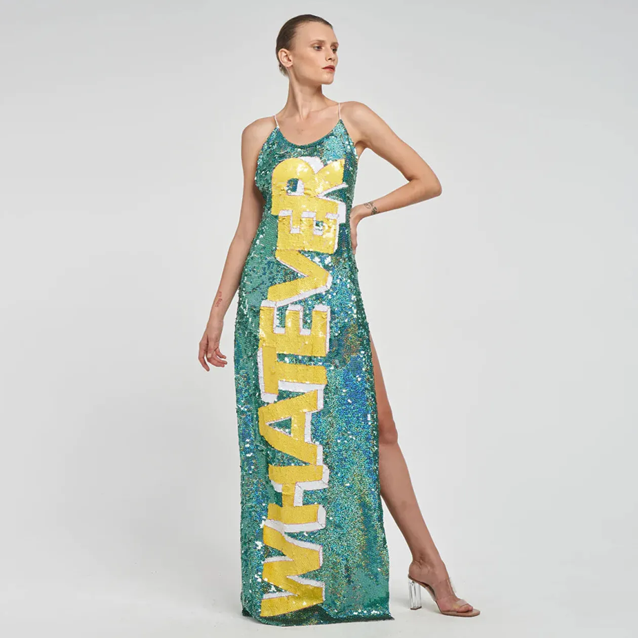 Whatever Sequin Maxi Dress