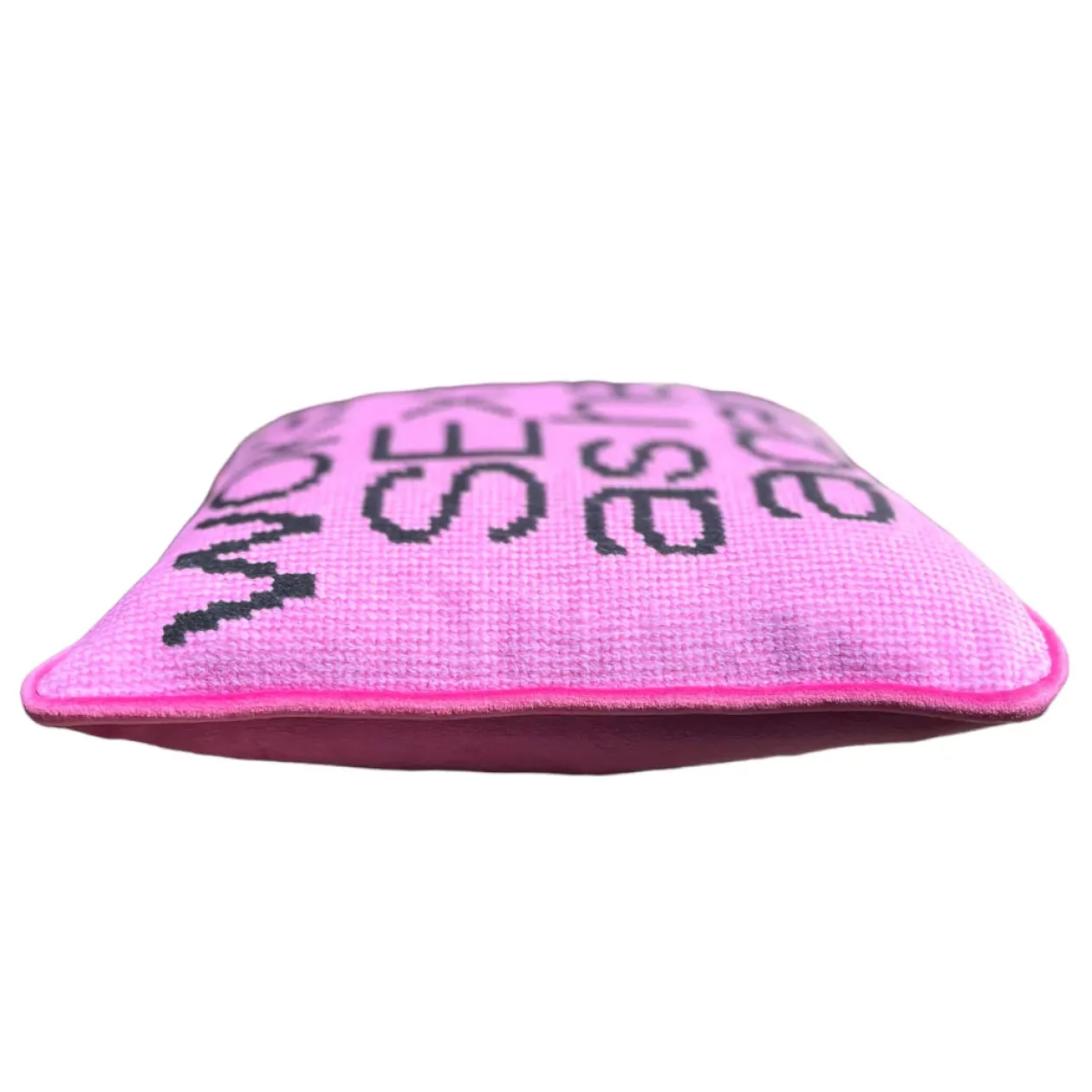 Woke Up Sexy as Hell Again Feather Down Velvet Pillow